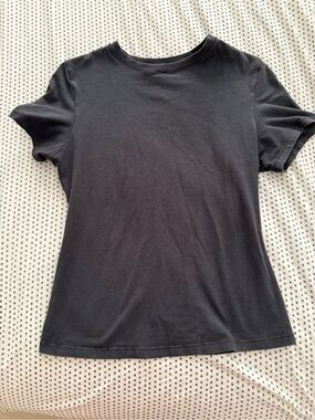 SKIMS Women's Black Short Sleeve Crew Tee
